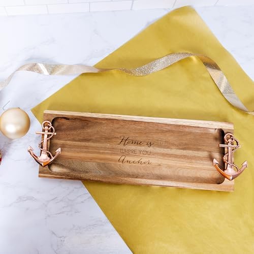 Pavilion - Home Is Where You Anchor - 14.25" Serving Tray Charcuterie