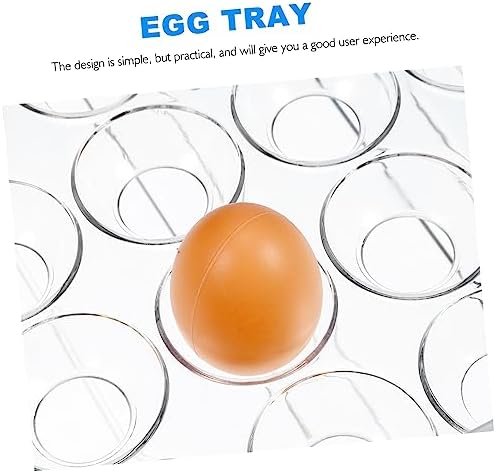 Hemobllo Egg Box, 2-layer PET Automatic Rolling Dispenser