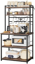 VEVOR 31.5-Inch Bakers Rack with 12 S-Shaped Hooks