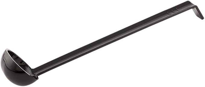 Restaurantware 1 Ounce Serving Ladle 1 Hook Handle Portion Ladle - Image 2
