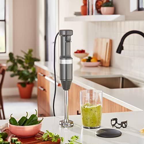 KitchenAid Variable Speed Corded Hand Blender, KHBV53, Charcoal Grey
