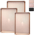 Sakerplus Nonstick Baking Sheet Pan Set of 3, Heavy Duty Cookie Sheets