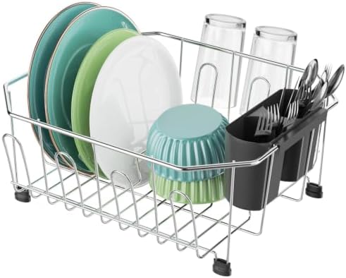 Swedecor Small In-Sink Stainless Steel Dish Rack