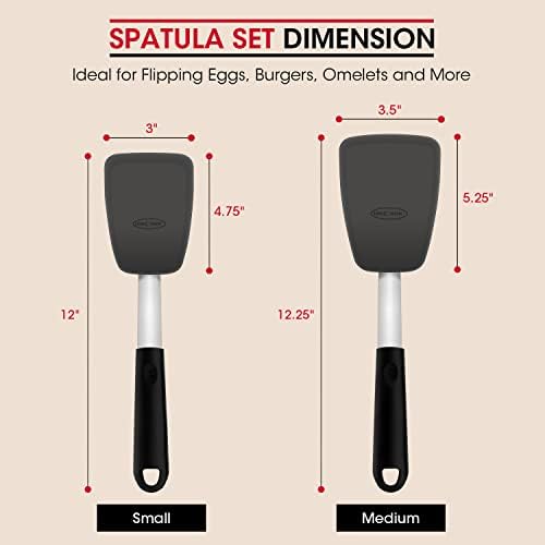 Unicook 2-Piece Silicone Spatula Set