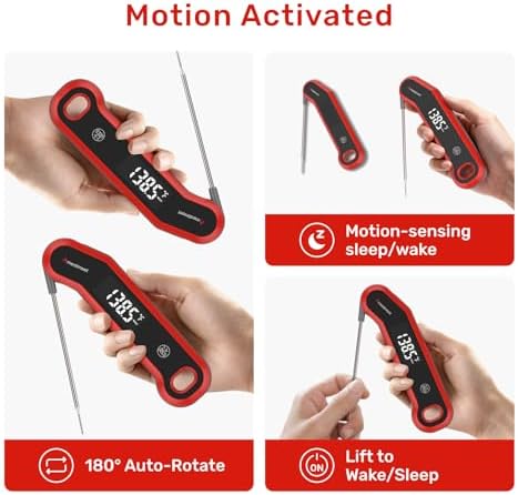 0.5 Sec Instant Read Digital Meat Thermometer