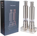 Stainless Steel Salt and Pepper Grinder Set
