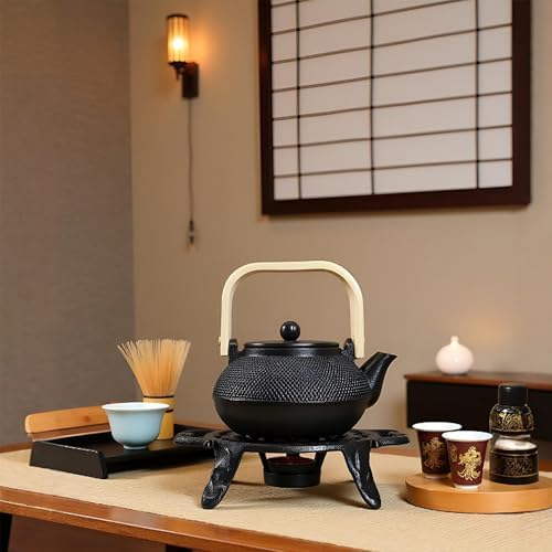 Cast Iron Teapot Warmer with Candle, Tea Pot Holder
