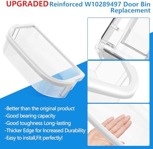 WPW10289497 Refrigerator Door Bin Shelf Compatible with Whirlpool
