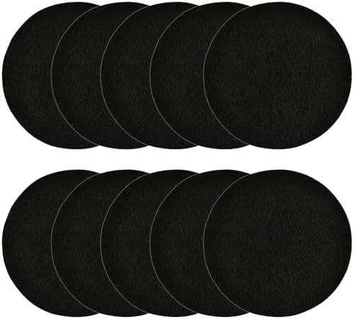10Pcs 6.5 Inch Charcoal Filters for Kitchen Compost Bin