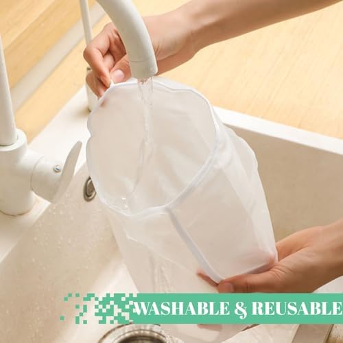 Cheese Cloths for Straining– Reusable Filter Bags Ultra-Fine Mesh