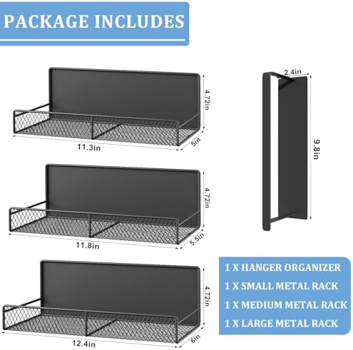 DTUQYX 4-Pack Magnetic Shelf for Washing Machine, 5"-6"