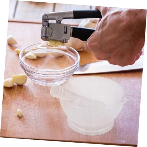 Glass Pestle and Bowl Set with Non Slip Base 75ml