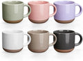 Gencywe® Morandi Color Ceramic Mini Espresso Cups Set of 6, 5 oz