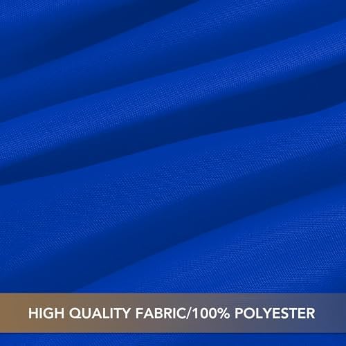 sancua Royal Blue Tablecloths 60x120 Inch for 8 Foot Tables, 6 Pack