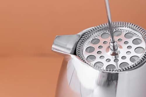 La Cafetière Stainless Steel Cafetière, 8 Cup, Silver