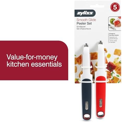 Zyliss 2-Piece Swivel & Soft-Skin Peeler Value Set - Potato, Cucumber