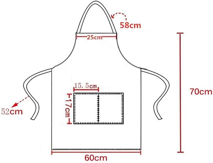 12 Pcs Bib Blue Aprons for Women Men Unisex Adult - Image 4