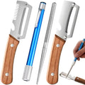 Multifunctional Vegetable Peeler 3 Piece Set Sharpening Rod Potato