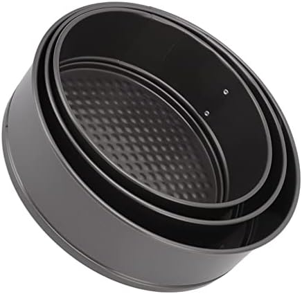 Cake Tins, 3Pcs Cake Pan Set Prevent Sticking Round Springform Pan