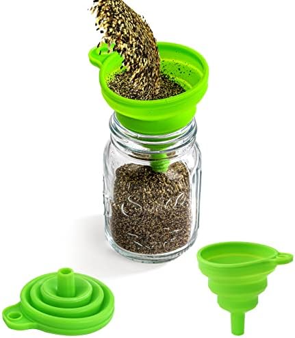 Coloch 30 Pack 4 Oz Glass Mason Spice Jar with Shaker Lids& Labels
