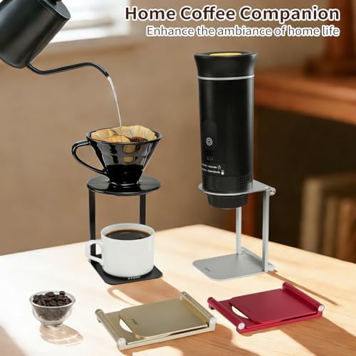 Pour Over Coffee Maker Stand,Foldable Portable Electric Espresso