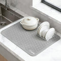 SAPID Silicone Dish Drying Mat: Large 21x18 Inch for Rack & Kitchen