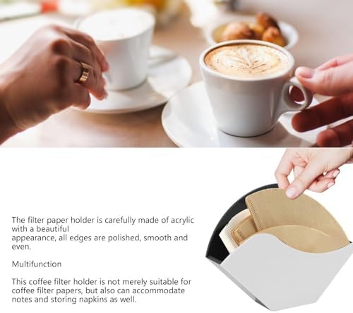 Coffee Filter Holder, Coffee Filter Paper Dispenser Coffee Filter