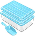 2Pack Ice Cube Tray with Lid and Bin for Freezer, Easy Release 55 Mini