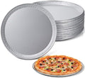25 Pcs 12" Disposable Pizza Pans & Serving Tray Round Foil Pizza Pan