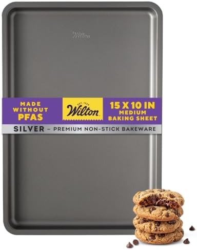 Wilton Silver Non-Stick Baking Sheet, Made Without PFAS