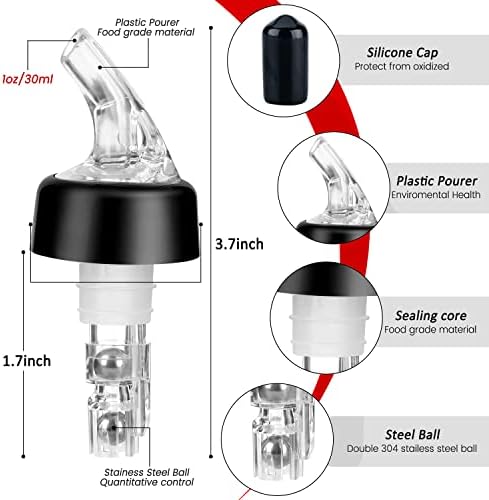 Automatic Measured Bottle Pourer - Quick Shot Spirit Liquor Pour