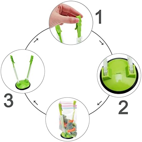 Ruibo Baggy Rack Holder For Food Prep/Ziplock Bag, Meal