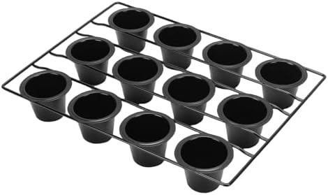 24 Cup Mini Muffin Pan for Cupcakes, Carbon Steel