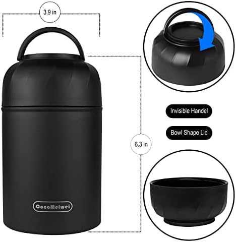 Thermo for Hot Food & Drinks, Thermo Lunch Box, 17oz Vacuum Insulated