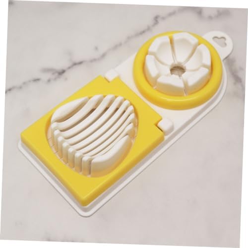 Boiled Egg Slicing Tool, Stainless Steel One Press Cutter for Salads