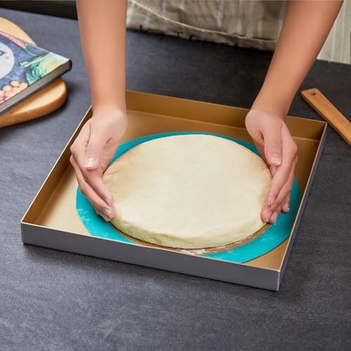 GUYDREMAT 10-Inch Silicone Baking Mats Set of 2 - Non-Stick, Heat-Safe