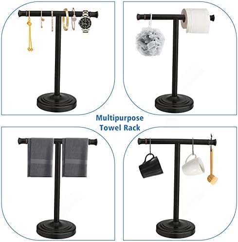 RUMOSE Oil Rubbed Bronze Hand Towel Holder Stand
