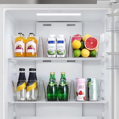 12 Pack Large Sturdy Clear Storage Bins