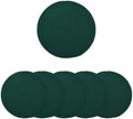 Encasa XO Placemats, Round Cotton Dining Table Mats 13"