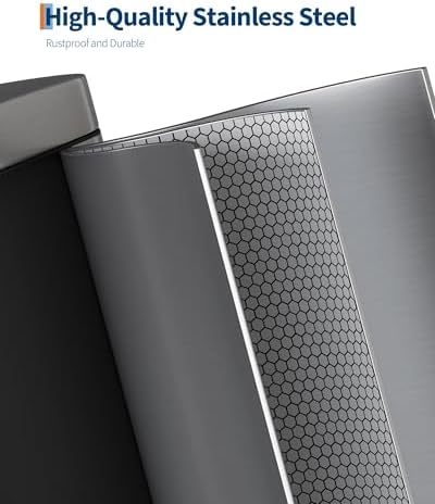 Garvee Stainless Steel Step Trash Can Set of 2
