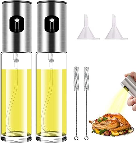 2 Pack Portable Olive Oil Sprayers for Cooking