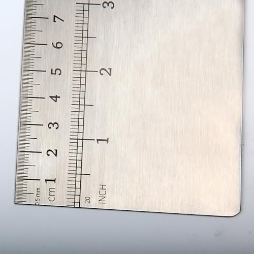 Stainless Steel Baking Scraper with Measurement, Square Dough Cutter