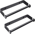 Under Cabinet Paper Towel Holder, Black, 2 Pack