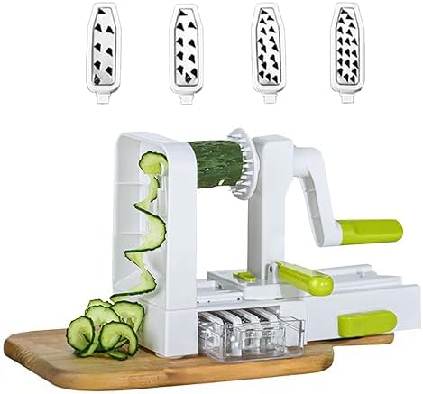 5-Blade Vegetable Spiralizer, White