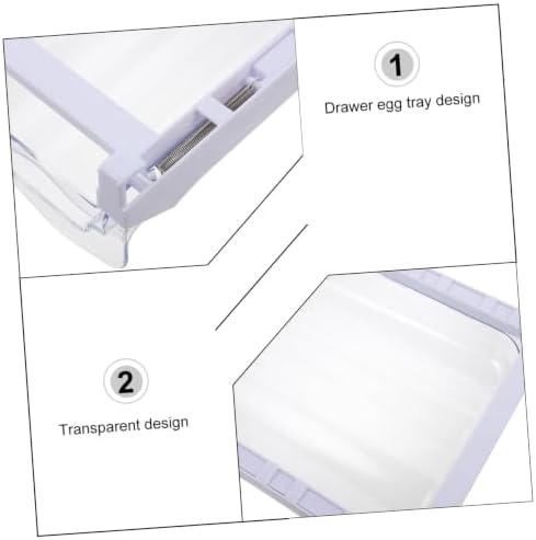 Drawer Type Egg Storage Box Refrigerator Egg Dispenser for Xmas