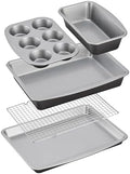 Cuisinart, 5-Piece Stackable Ceramic Nonstick Bakeware Set, MBT-5