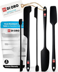 DI ORO Silicone Jar Spatula & Scraper Set - 600F Heat Resistant, 5-Pc