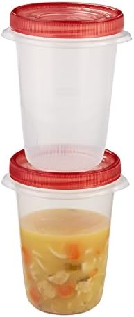 Rubbermaid TakeAlongs Twist & Seal Food Storage Containers, Tint