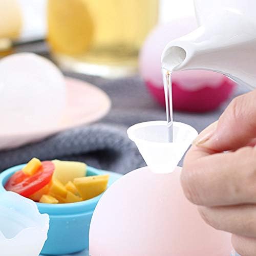 KongNai 4 Sizes Kitchen Funnel Set, Food Grade Silicone Collapsible