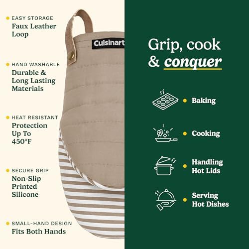 Cuisinart Mini Oven Mitts, 2-Pack, 5.5"x8"